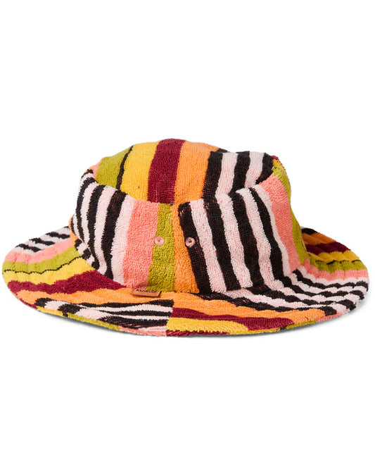 CASABLANCA STRIPE TERRY BEACH HAT