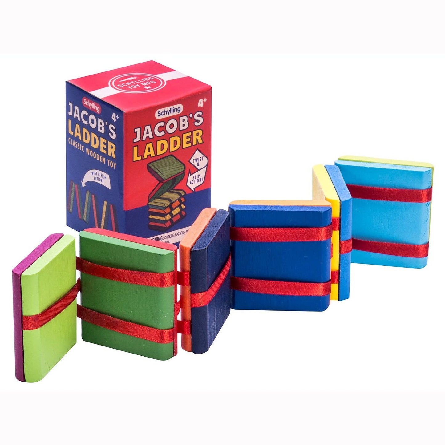 Schylling Jacobs Ladder Kids Classic Wooden Play Toy available at The Honey Emporium