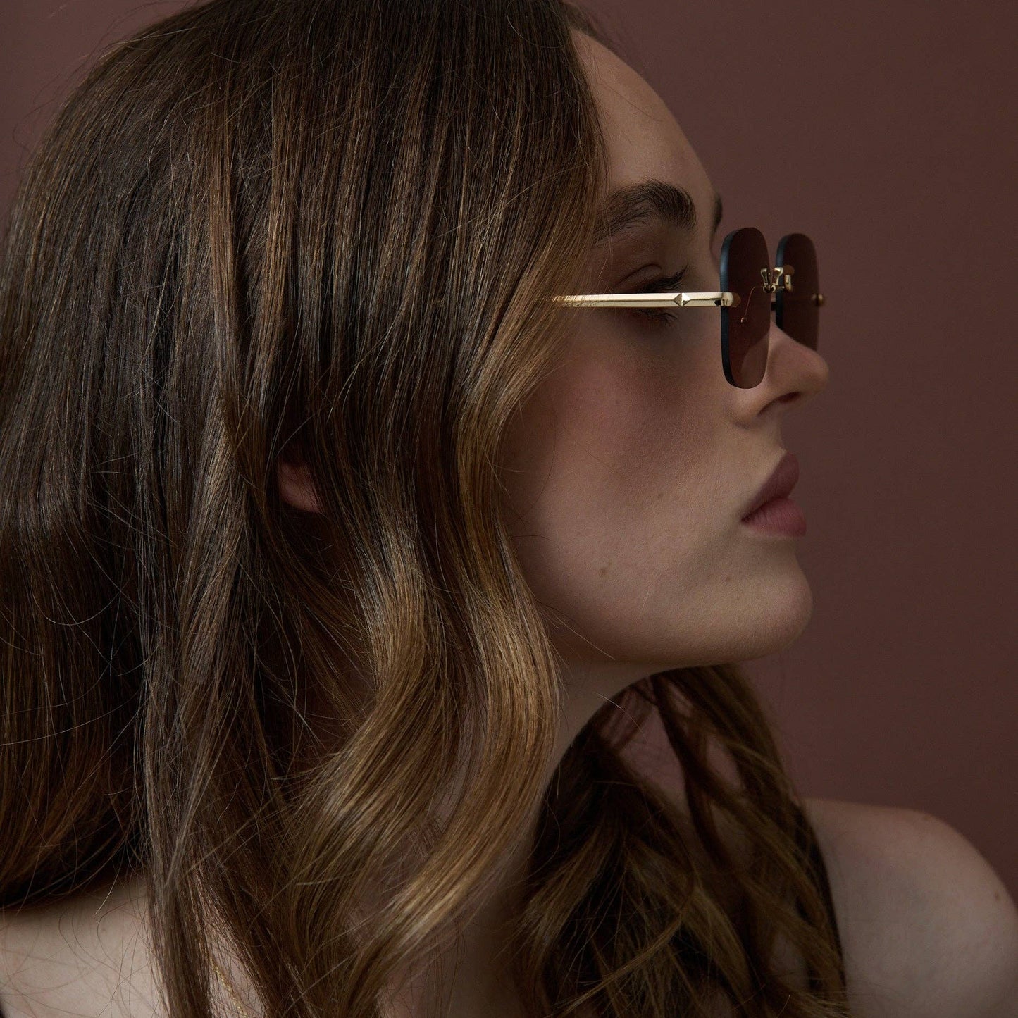 Balona Square Frameless Sunglasses