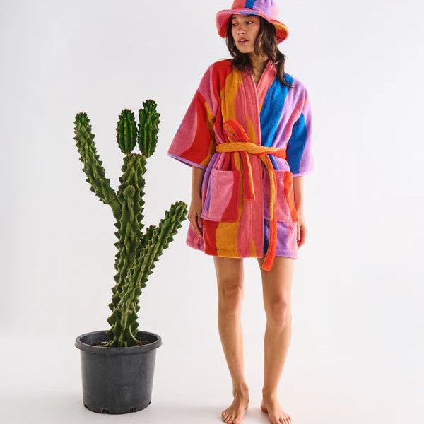 Kip&Co Surfs Up Terry Mini Robe