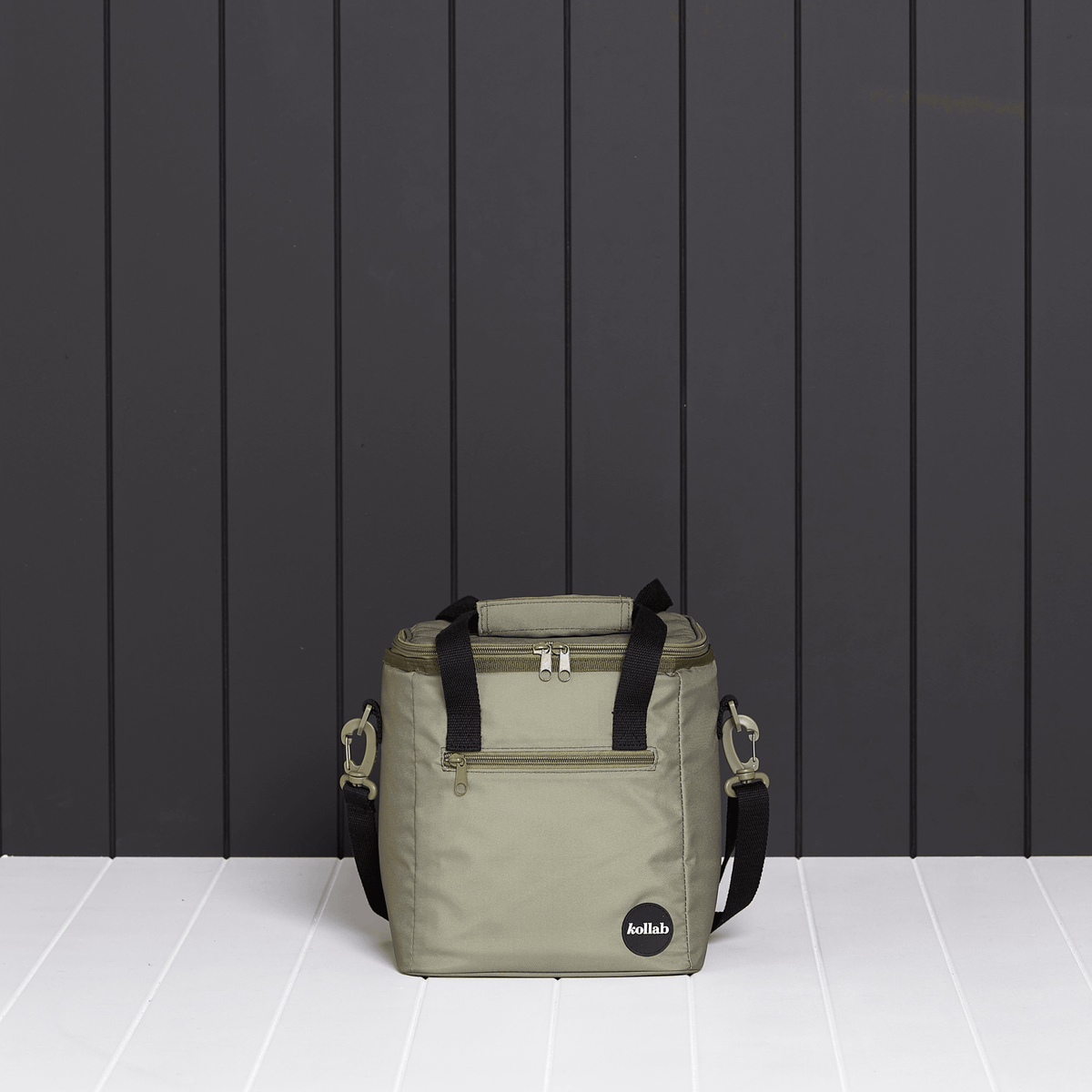 Mini Cooler Khaki Black