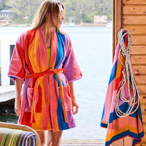 Kip&Co Surfs Up Terry Mini Robe