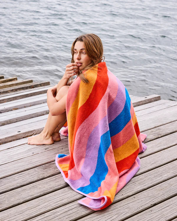 Kip&Co Surfs Up Terry Beach Towel