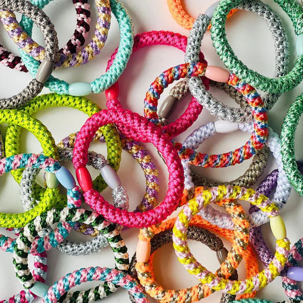 Mosk Melbourne Hair Bands | Candy Stripe available at The Honey Emporium