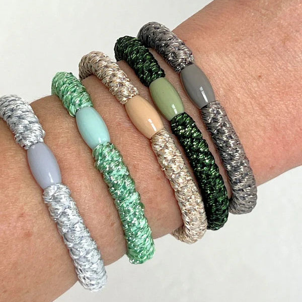 MOSK METALLIC FORREST HAIR BANDS