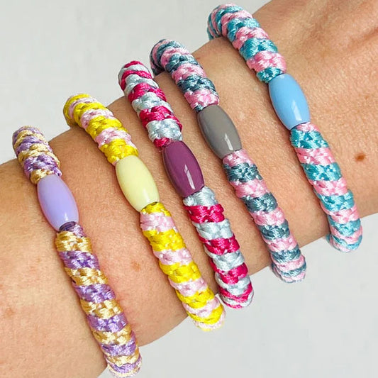 Mosk Melbourne Hair Bands | Pastel Stripe available at The Honey Emporium