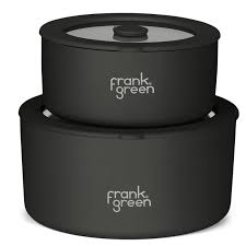 Stainless Steel Bowls with Glass Lids (2 Pack)