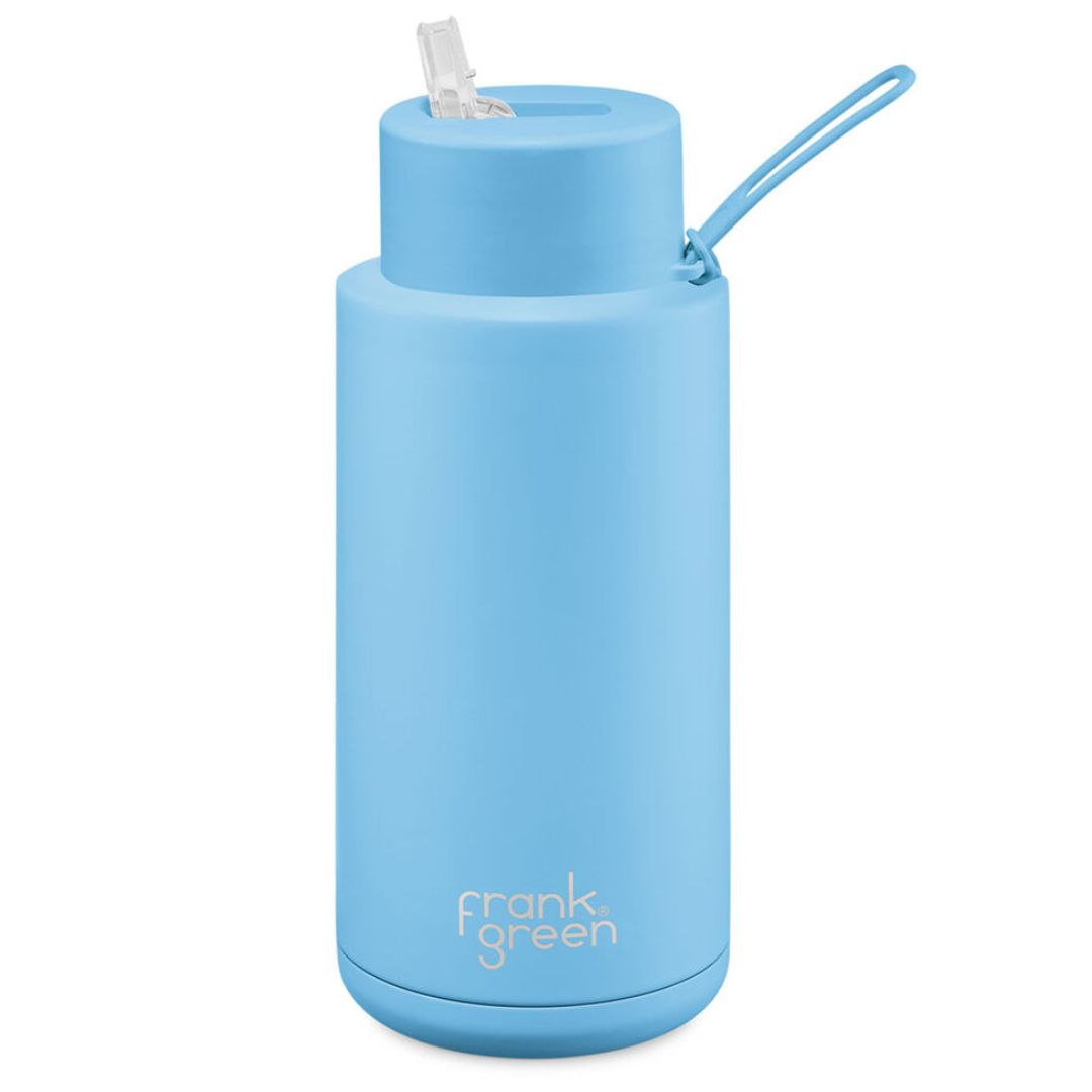 Frank Green Drink Bottle 1L | Sky Blue