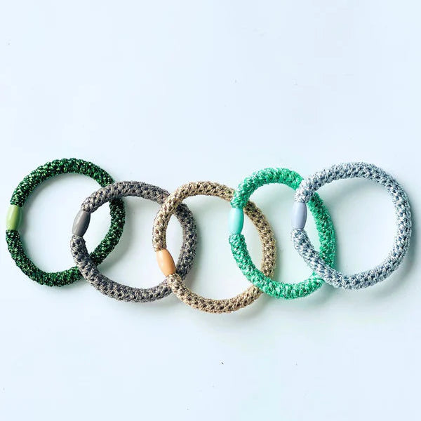 MOSK METALLIC FORREST HAIR BANDS