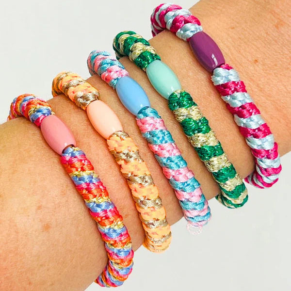 Mosk Melbourne Hair Bands | Candy Stripe available at The Honey Emporium