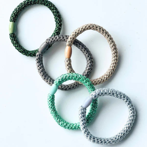 MOSK METALLIC FORREST HAIR BANDS